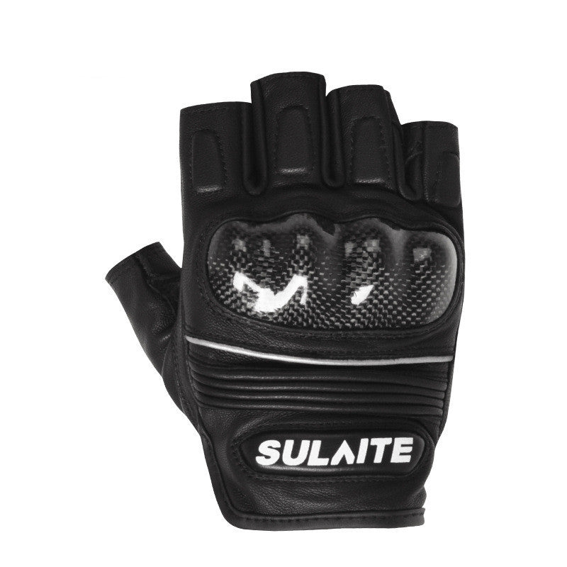 Vintage Rider Sheepskin Carbon Fiber Racing Gloves