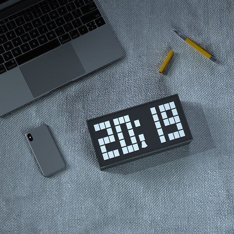 LED fashion digital silent luminous electronic alarm clock