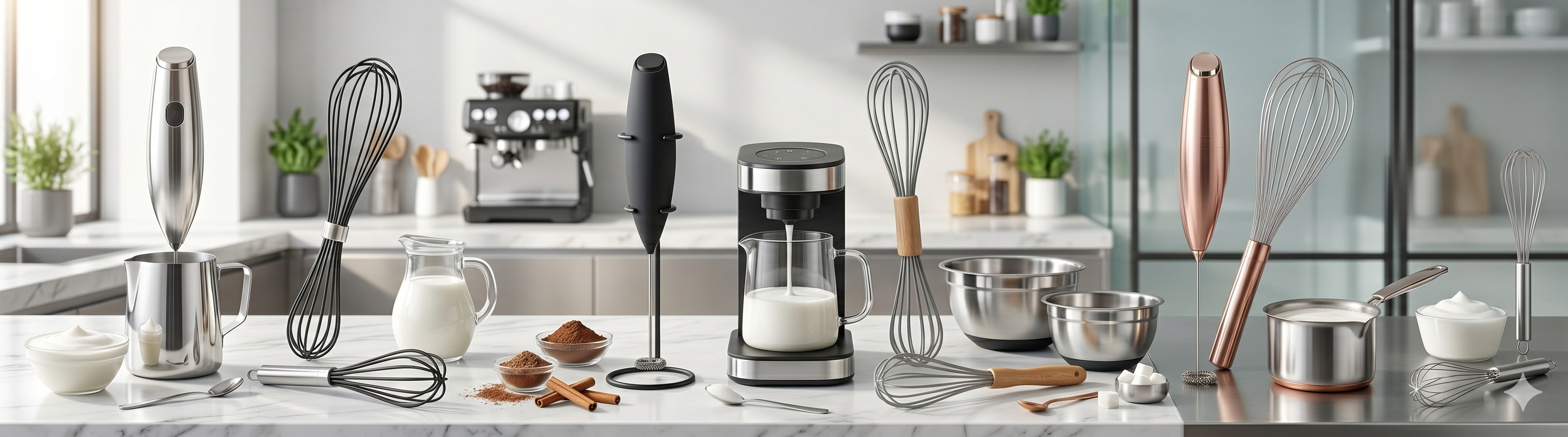 Milk Frothers & Whisks