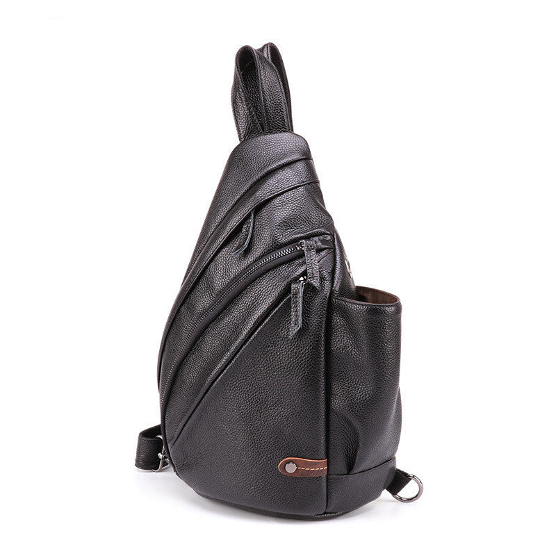 Men's Chest Bag Casual Fashion One-shoulder Men's Bag Riding Crossbody Large Capacity Retro