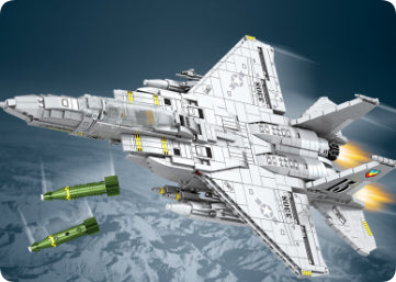 Airplane Model Fighter Jet Assembly Toy For Boys
