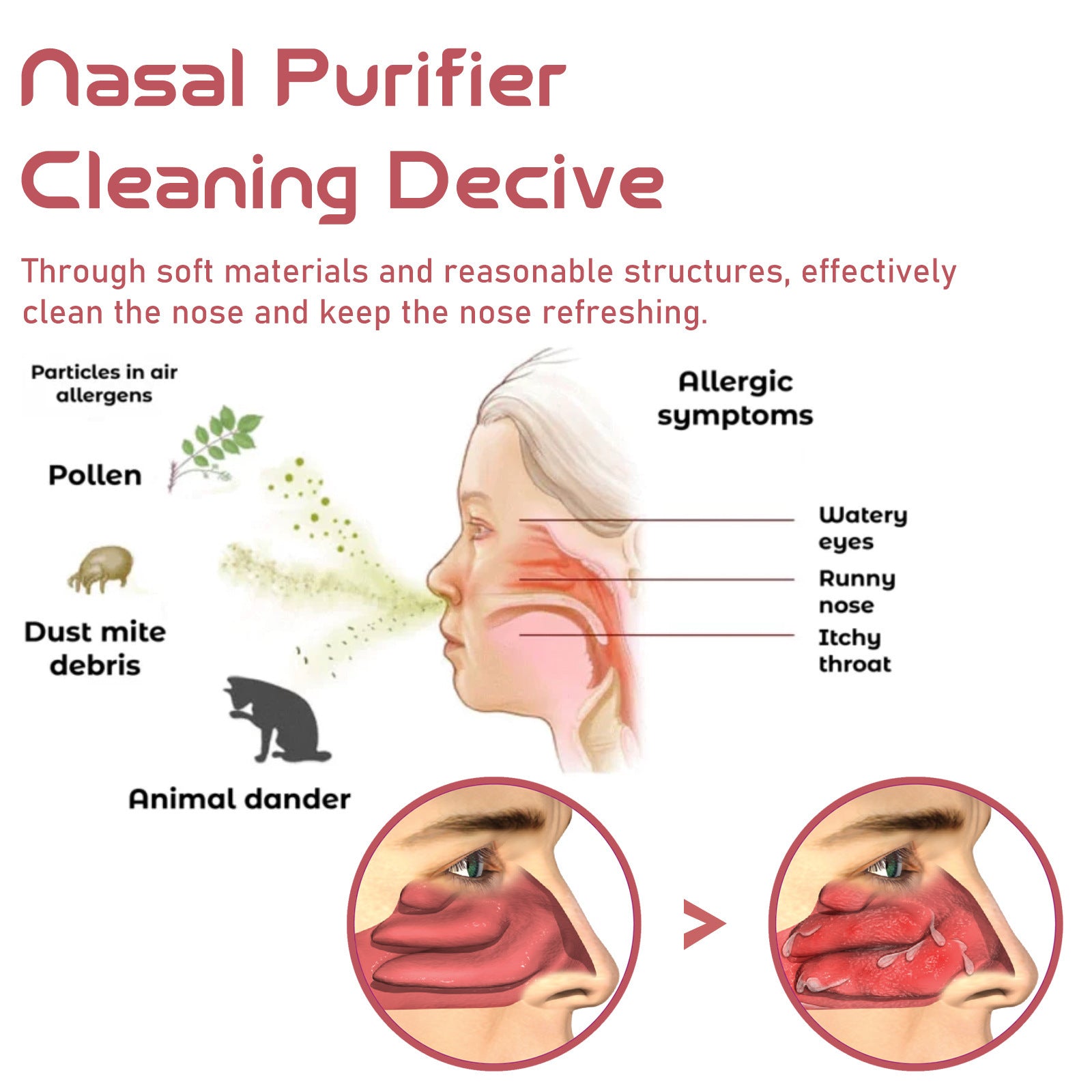 Nasal Hand Massager Cleansing Relief