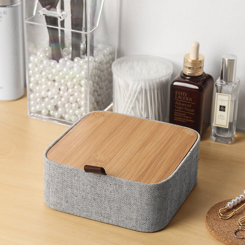 Simple Double Layer Jewelry Storage Box