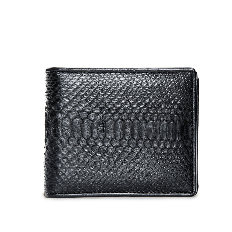 Men's Short Casual Leather Large Capacity Horizontal Wallet