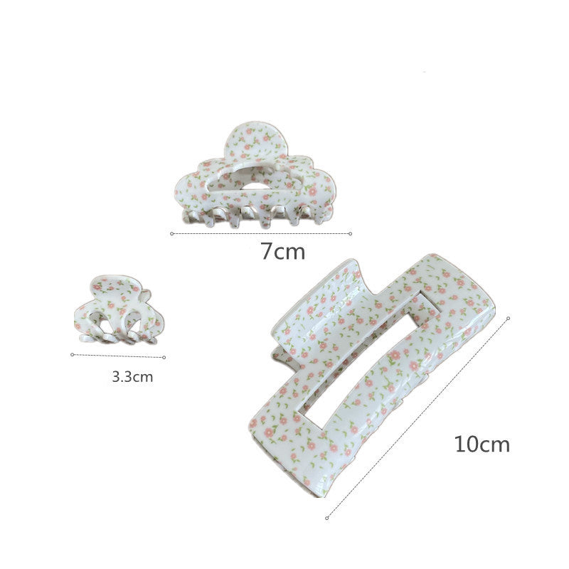 Women's Simple Vintage Print Hair Clip