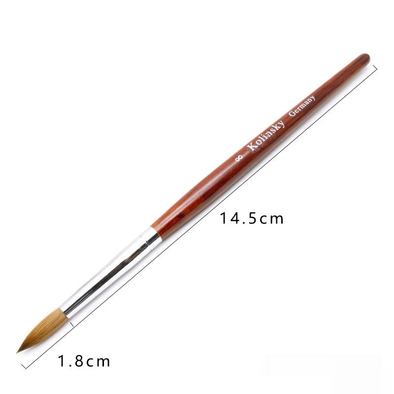 Watercolor Crystal Siberian Mink Crystal Pen