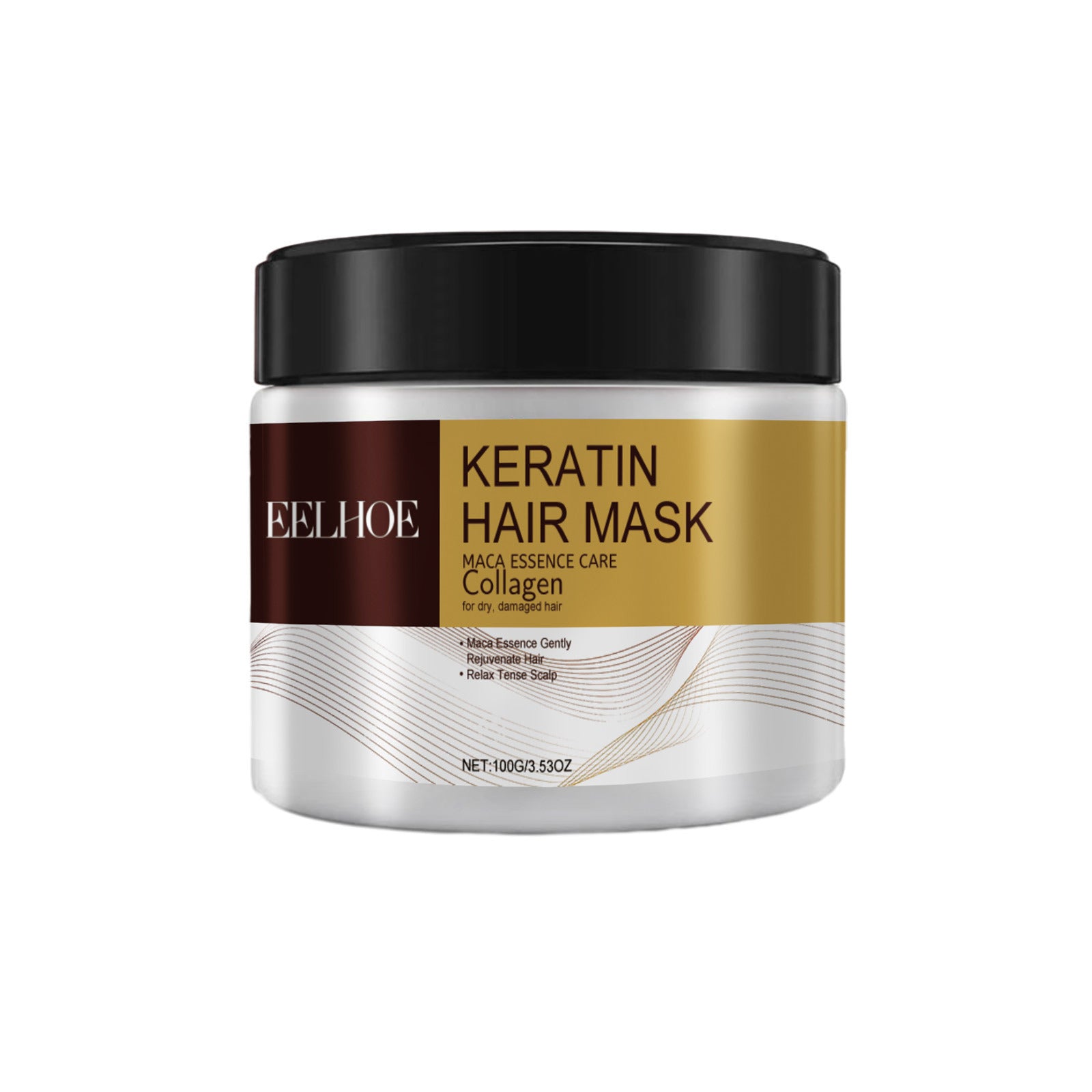 Masque Capillaire Réparateur Hydratant Réparation Profonde Cheveux Abîmés Anti-dessèchement Pointes Fourchues Anti-chute