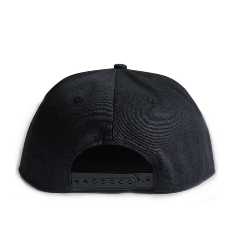 Men's Hip Hop Peaked Flower Sequins Flat-brimmed Baseball Cap