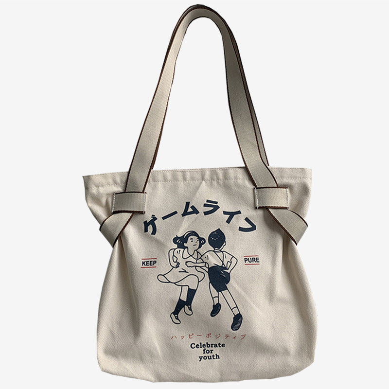 Women's Large-capacity Canvas One Shoulder Retro Yoga Travel Bag