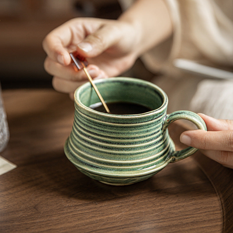 Vintage Thread Tea Coarse Ceramic Coffee Cup