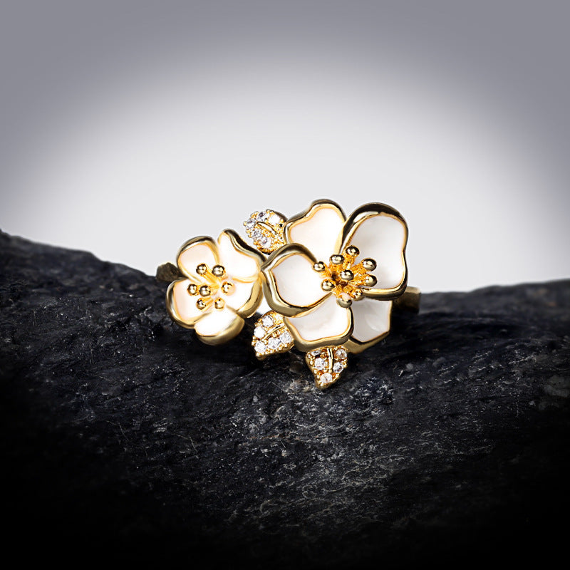 Women's All Match Fashion Small Daisy Ring