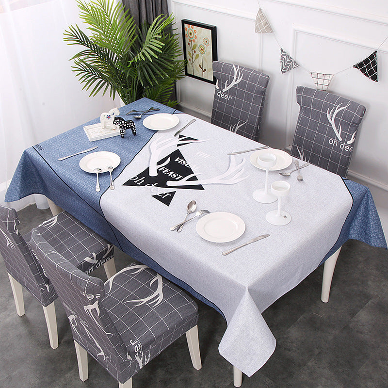 European Style Small  Cotton And Linen Tablecloth