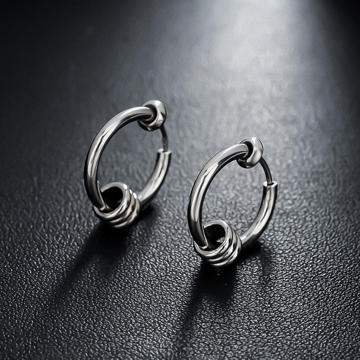 Trendy Men's Ear Studs & Ear Cuffs, High-End Unisex Earrings