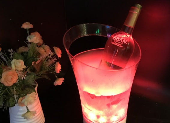 LED Flashing Charging Portable Bar Small Ice Bucket