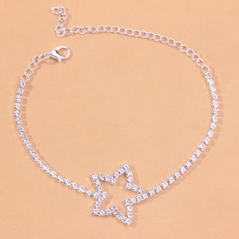 Chevillère étoile de mer Sexy d'été avec cinq étoiles