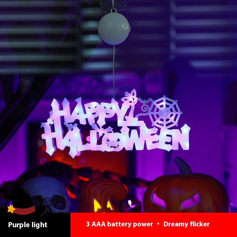Halloween Decorative Light Door Plate Decorative LED Pendant