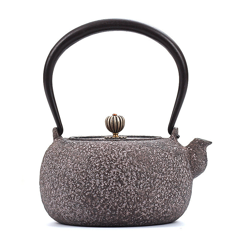 Sand Iron Uncoated Teapot Home Office Leisure