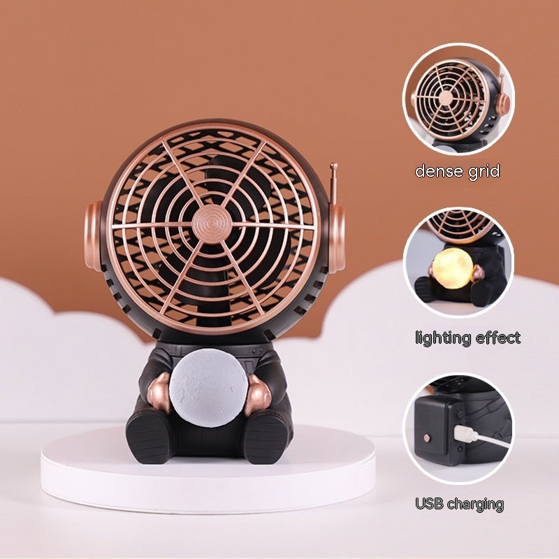 USB Small Fan Mini Student Dormitory Astronaut