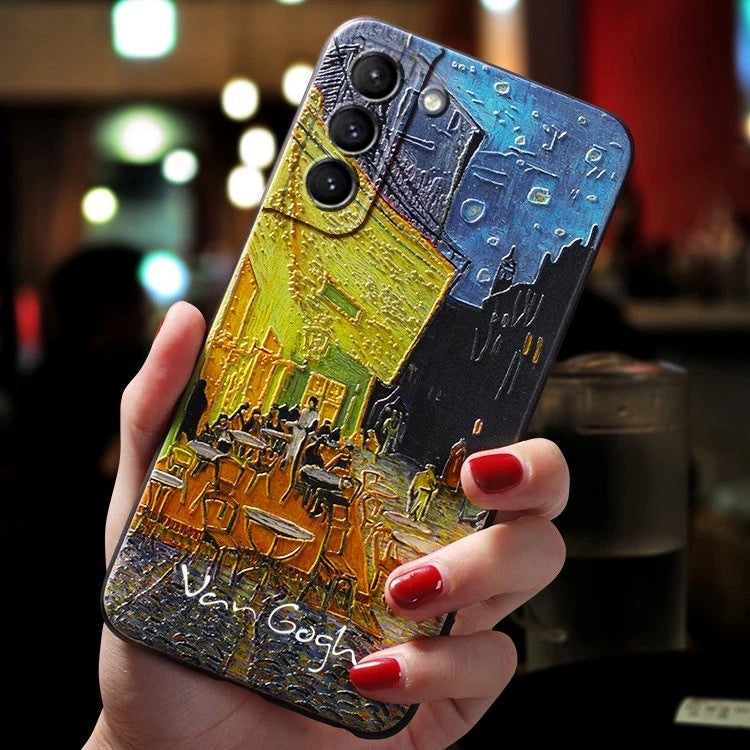 Embossed Phone Case Starry Sky