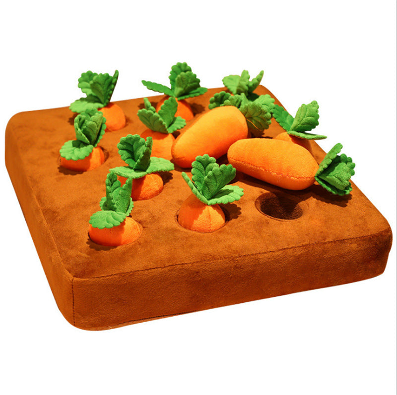 Jeu d'éveil pour enfants, peluches carottes à tirer, jouets d'interaction parent-enfant, jouets pour animaux de compagnie, potager