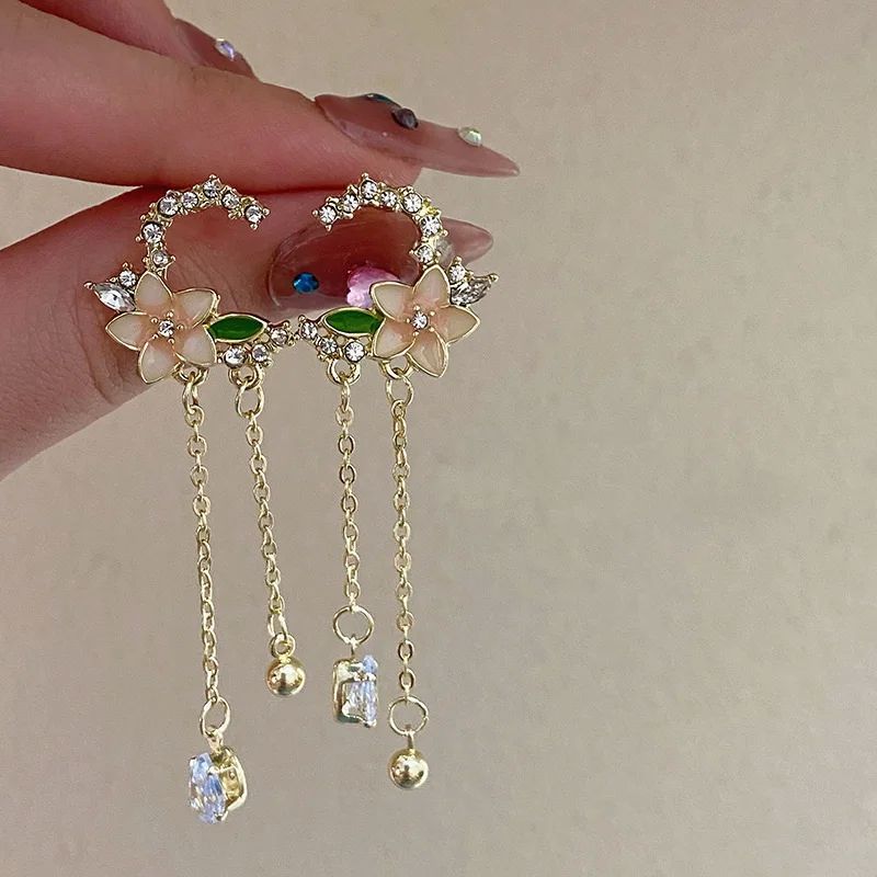 Cute Flower Butterfly Stud Earrings For Women Exquisite