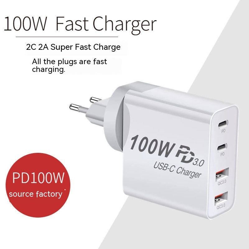 Minimalist Home Charger With Multi Port Plug