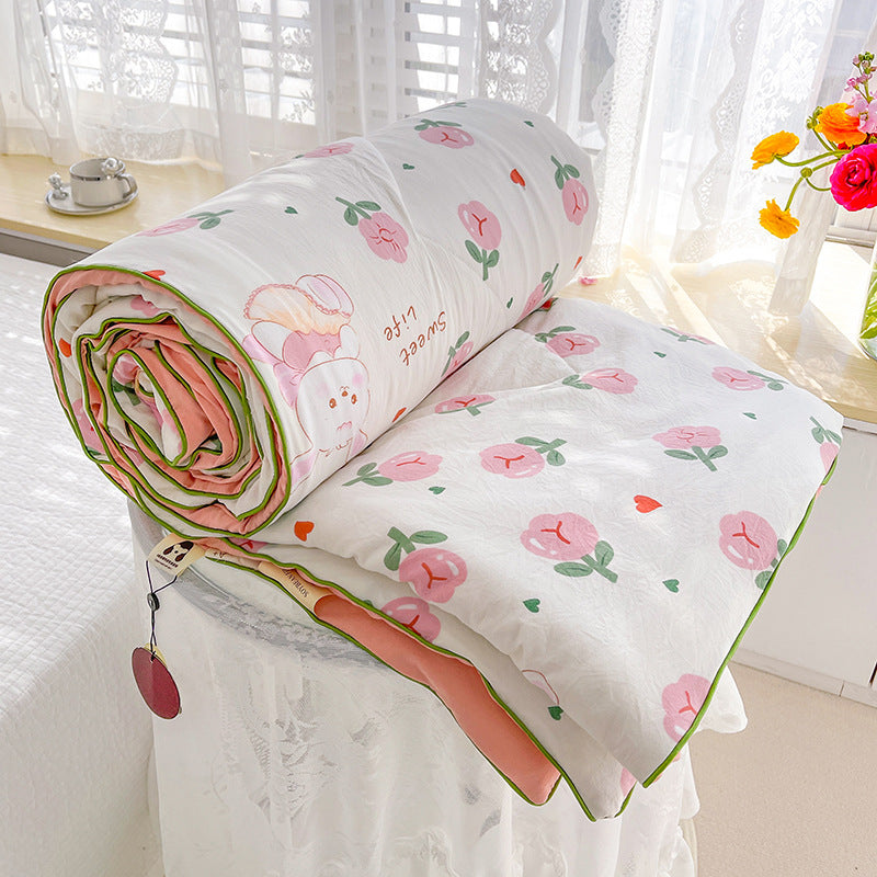 Class A Double-layer Yarn Soybean Quilt Four Seasons