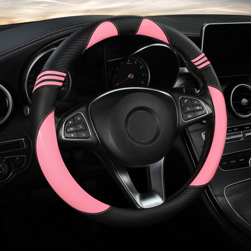 Four Seasons GM Steering Wheel Cover Cartoon Female Cute