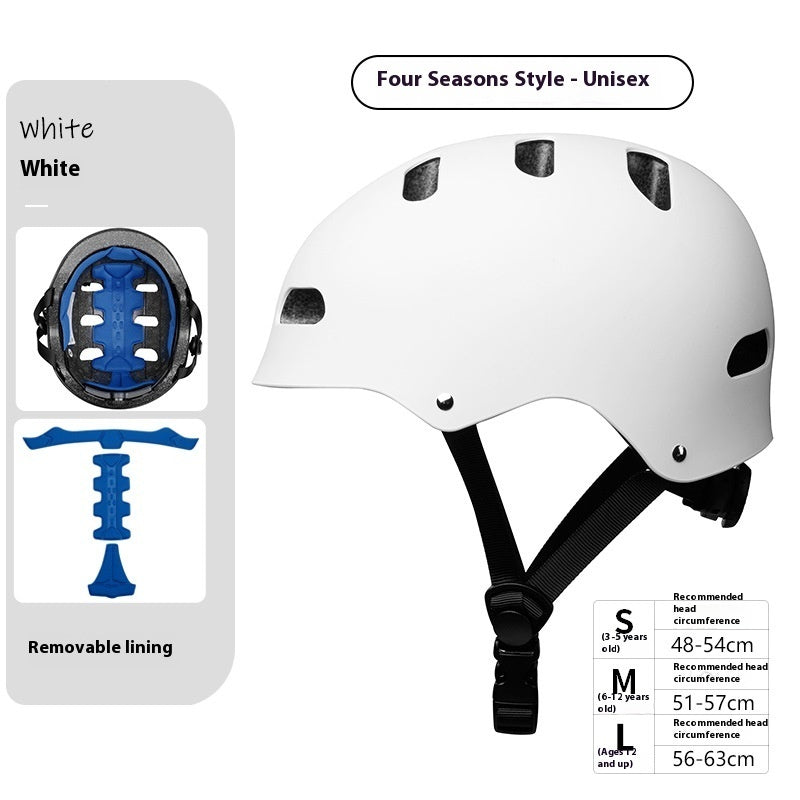 Children's Adult Hip Hop Roller Skating Skateboard Rafting Climbing Riding Helmet