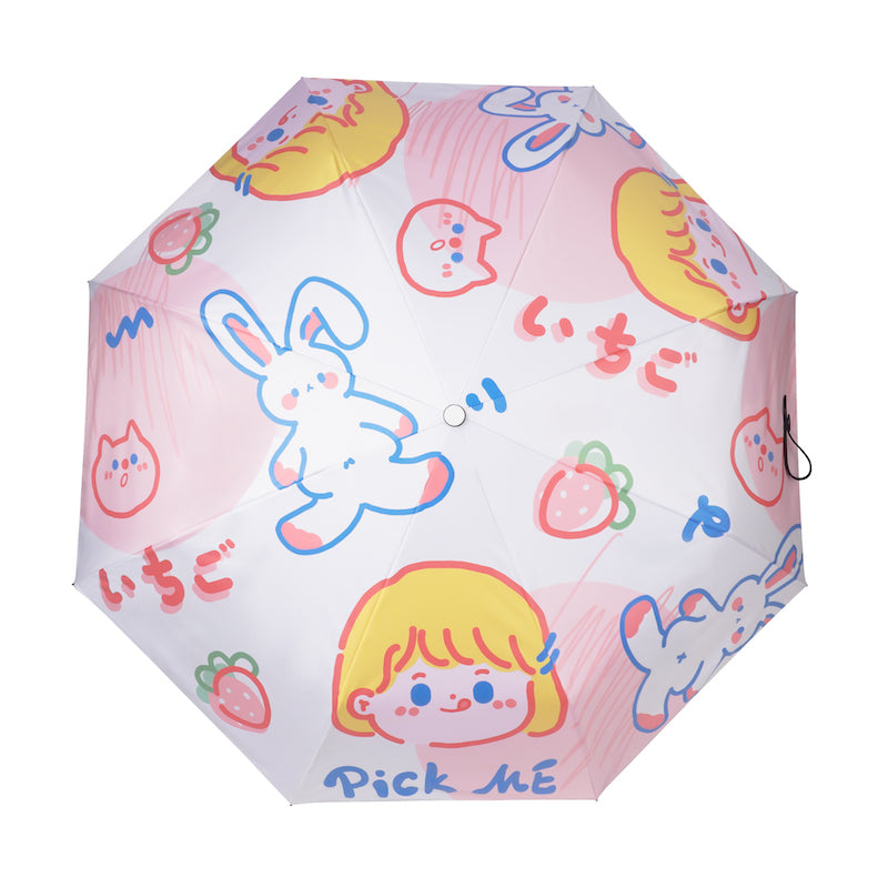 Umbrella UV Protection Girl Heart Automatic