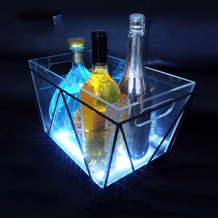 Custom LED Luminous Champagne Bucket Creative Champagne Boat Ice Bucket
