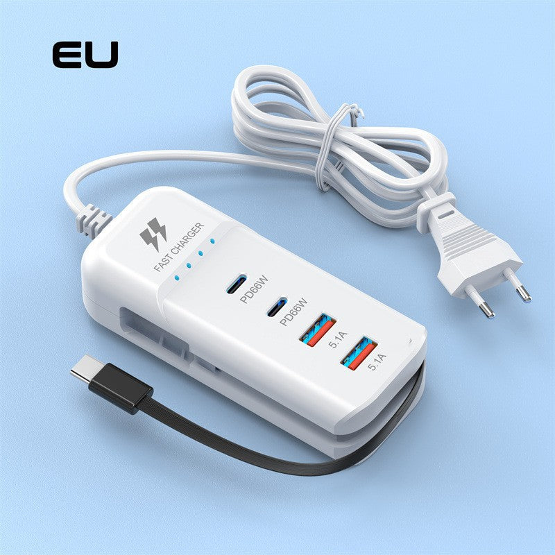 Mobile Phone Charger Power Strip Multi-port Pd Charger Type-c Line