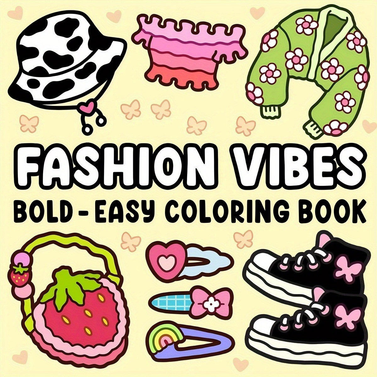 Coloring Book For Adults And Teens Cute Animal Characters Book Easy-to-start Coloring Book