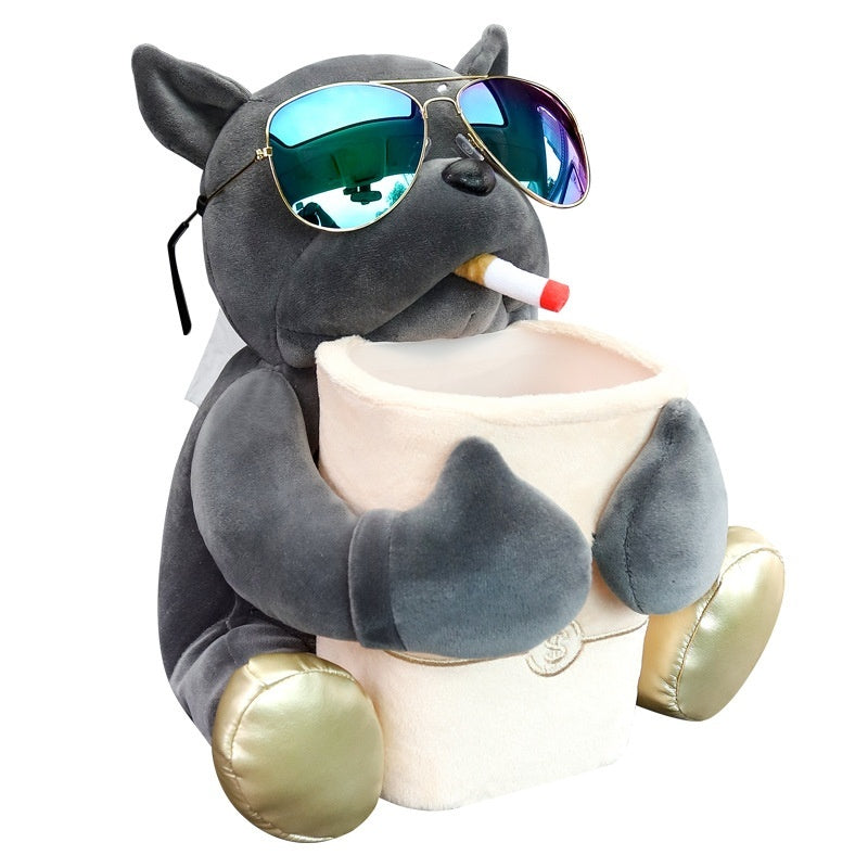 Creative Car Tissue Box Trash Can Two-in-one Cute