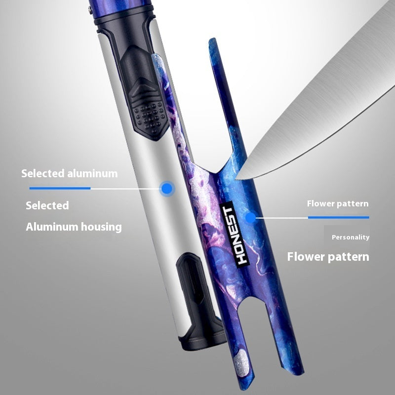Bearing Sword Gas Lighters Pen Style Windproof