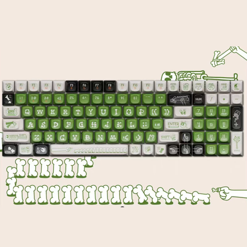 Mechanical Keyboard Original Theme Thermal Sublimation Process Keycaps