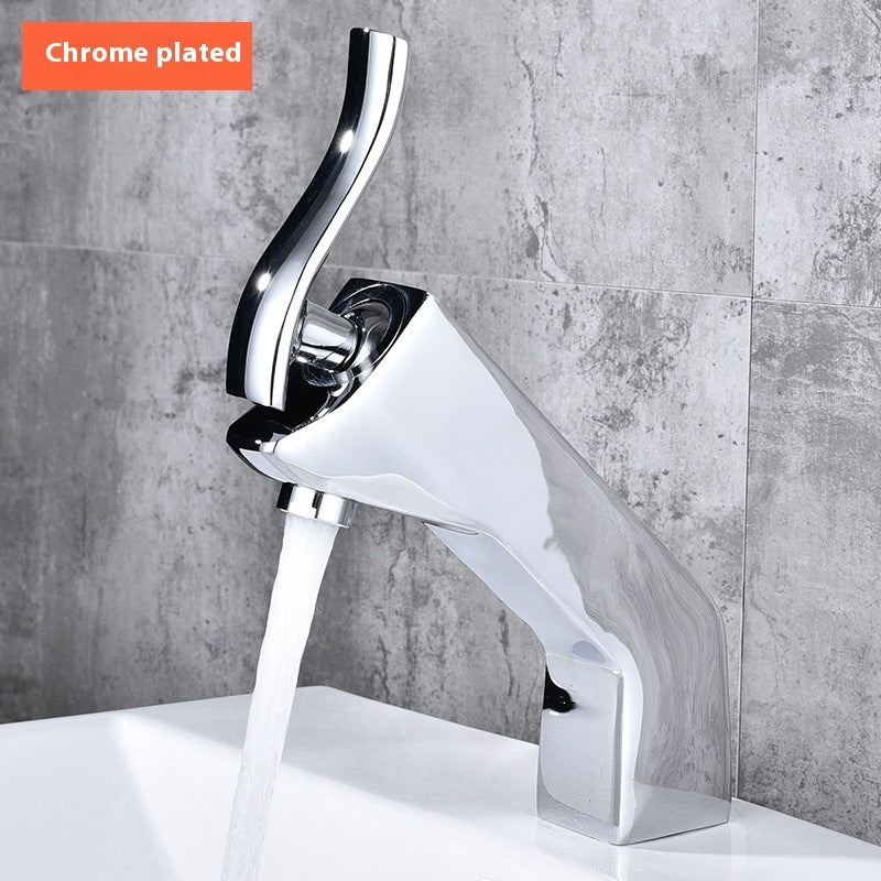 Hotel European-style Frosted Color Basin Hot And Cold Mixing Faucet