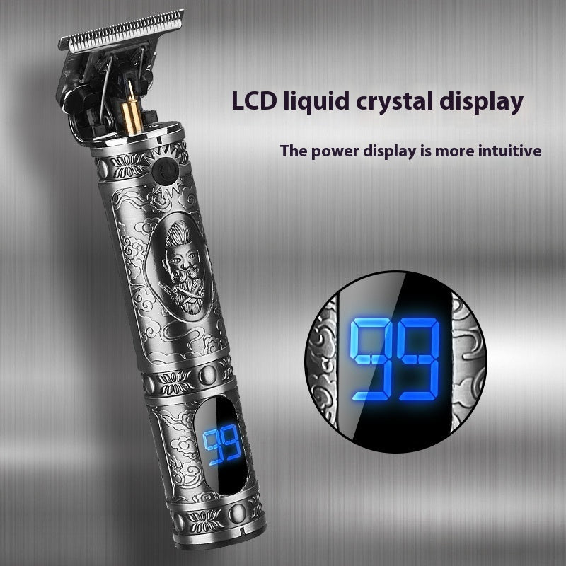 T9 Buddha Head Dragon And Phoenix Hair Clipper Electric Clipper Oil Head