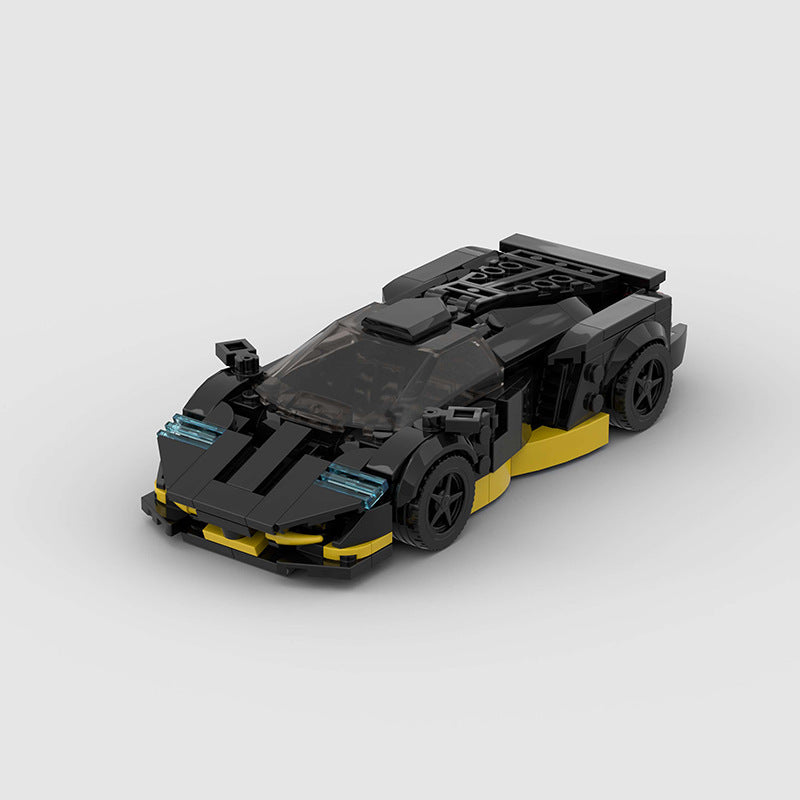 Small Particle Racing MOC Building Blocks DIY Educational Toy Model
