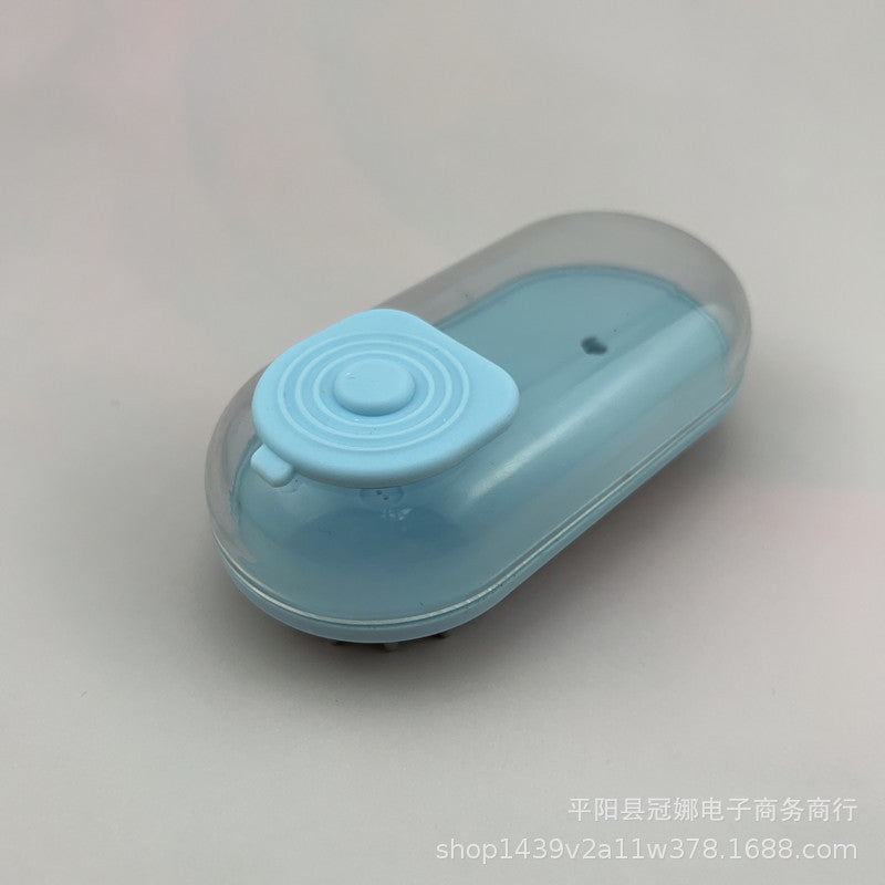 Pet Bath Massage Brush Hand-held Soft Head Float Hair Cleaning