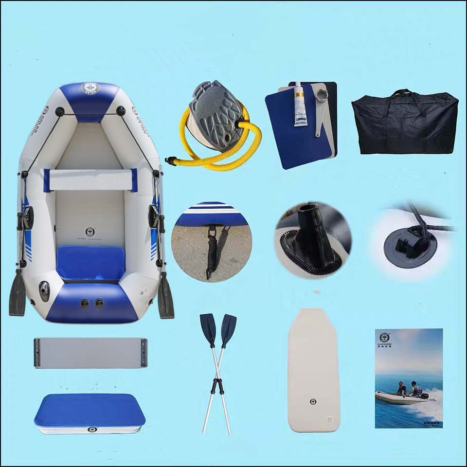 Rubber Boat Thickened Hard Bottom Wear-resistant Multi-person Air Cushion Folding