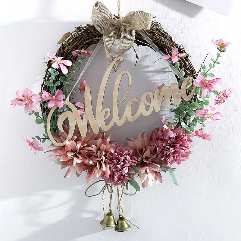 Garland Door Ornament Background Wall Decorations Welcome To Listing