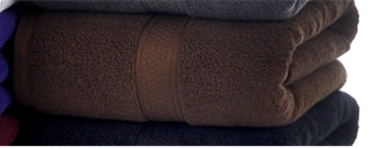 Serviette de bain unie en pur coton pour la maison