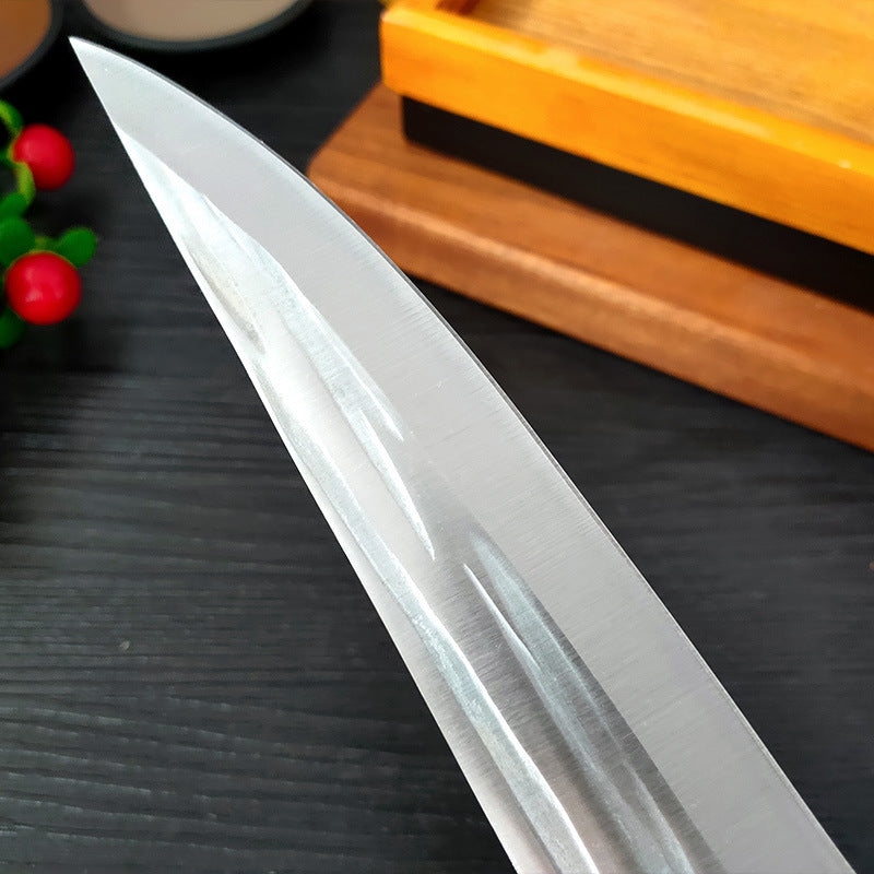 Hand-forged Pick Bones Sharp Knife Hammer Pattern Meat Selling Split