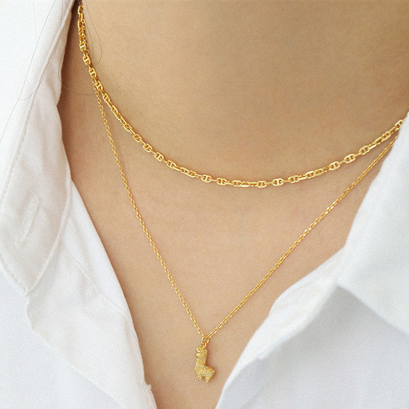 Women's Fashion Simple Niche Sterling Silver Necklace