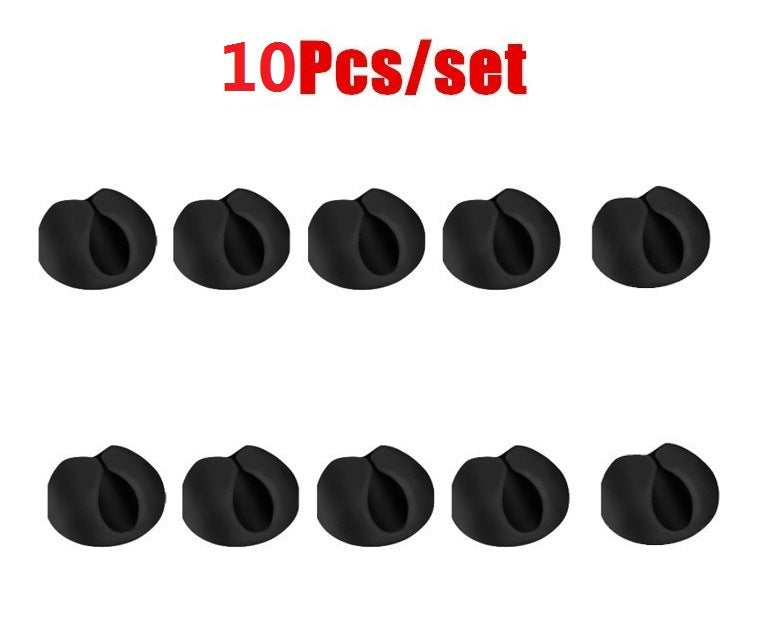 High Quality Car Wire Tie Clip Fixer Organizer Black Colo