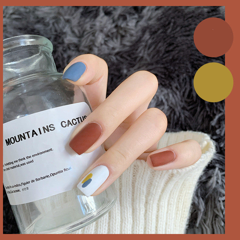 Water-based Matte Nail Polish Autumn And Winter Color Matte Matte Texture