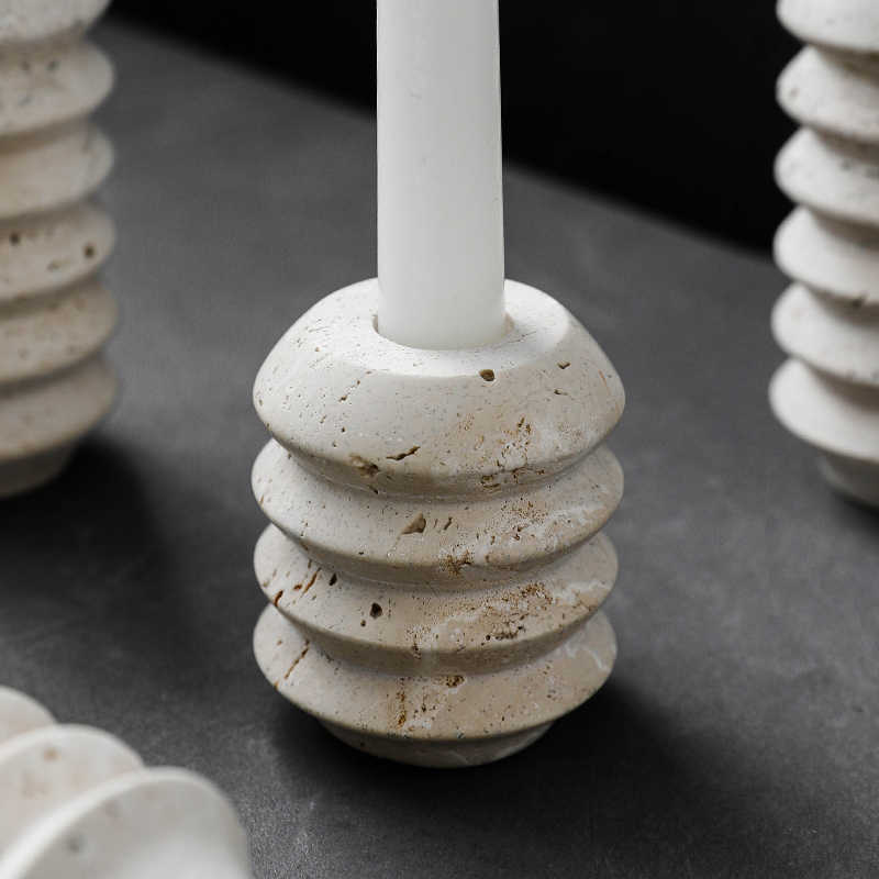 Creative Nordic Cave Thread Candle Holder Natural Decorative Ornaments