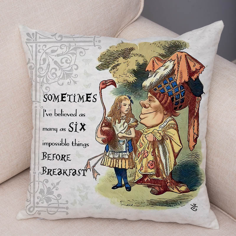 Cartoon Animal Home Sofa Pillow Cushion Cover Digital Printing