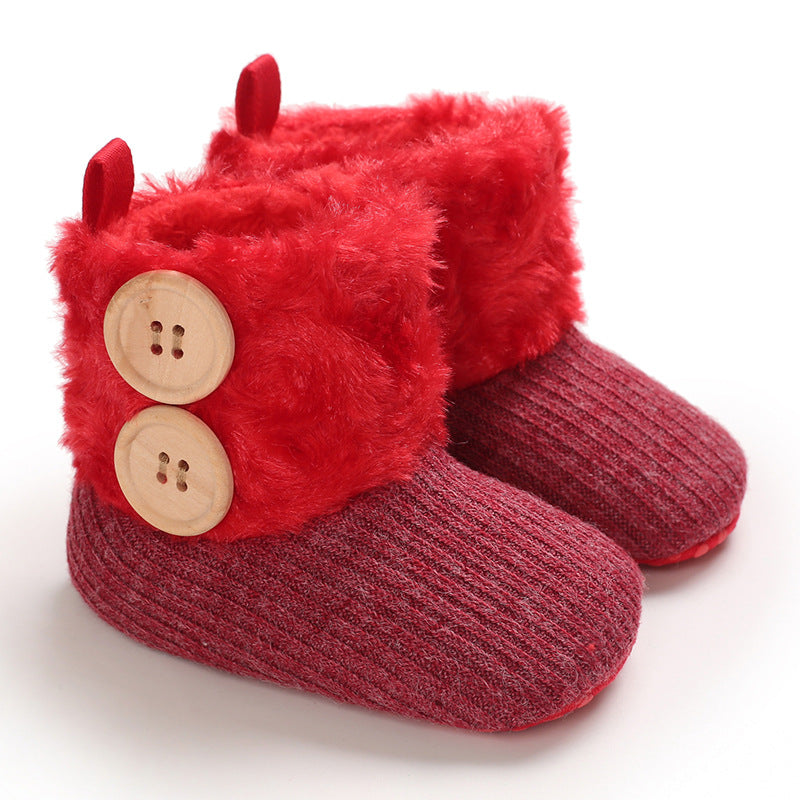 Thermal Soft Soled Men And Women Baby Toddler Shoes